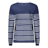 North Sails Blue Cotton Women Sweater